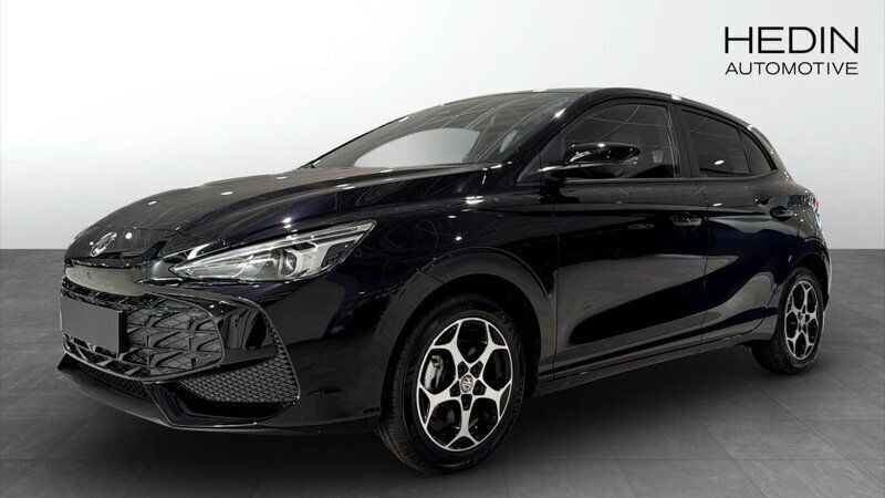 Svart Ny 2024 MG MG3 Luxury Halvkombi | 277 490 kr (Marknadspris) - Bild 1/4