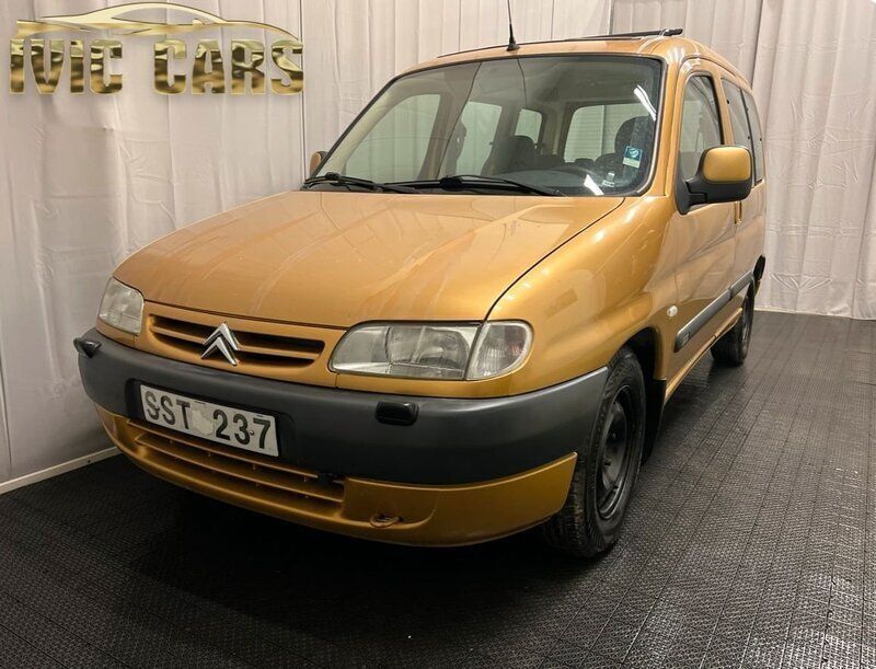 Gul Begagnad 2002 Citroën Berlingo Minibuss | 19 900 kr (Marknadspris) - Bild 1/4