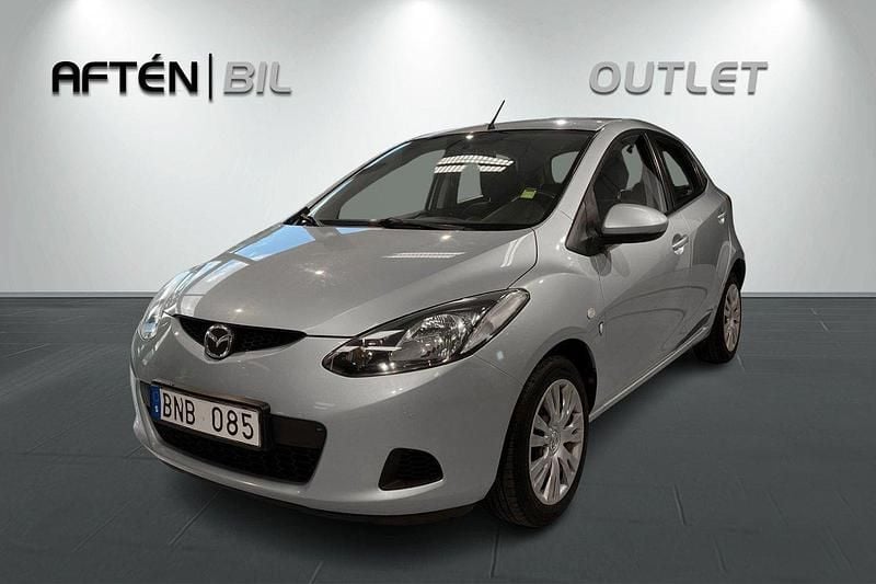Ljusblå Begagnad 2008 Mazda 2 Halvkombi | 29 900 kr (Bra pris) - Bild 1/3
