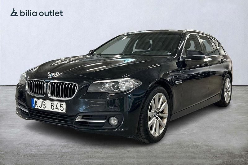 Svart Begagnad 2013 BMW 520 Kombi | 109 900 kr (Bra pris) - Bild 1/4