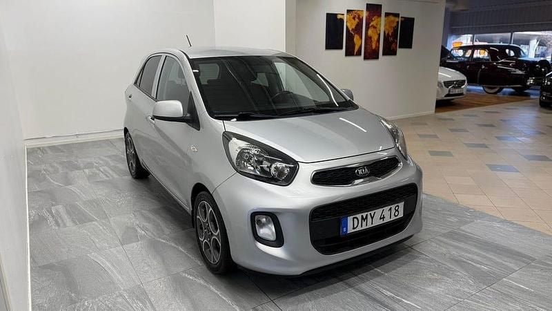 Begagnad Kia Picanto 69 HK (50 kW) 2015 Grå Halvkombi