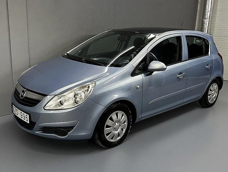 Blå Begagnad 2006 Opel Corsa Halvkombi | 34 900 kr (Marknadspris) - Bild 1/4