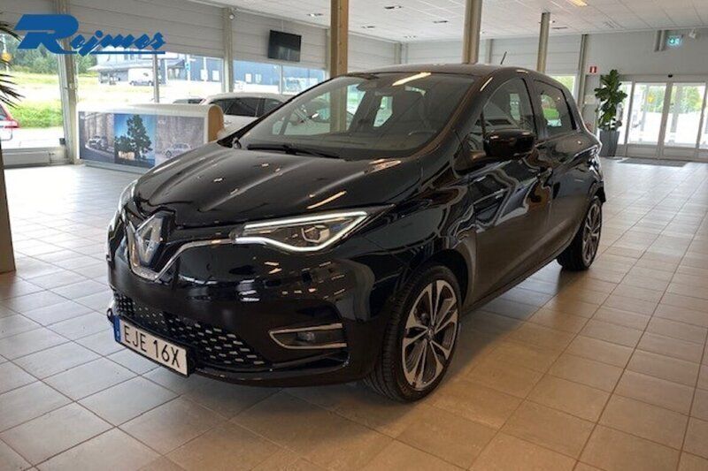 Svart Begagnad 2019 Renault Zoe Intens Halvkombi | 209 800 kr - Bild 1/4