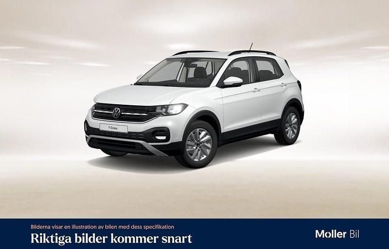 Vit Begagnad 2023 VW T-Cross SUV | 174 900 kr (Bra pris) - Bild 1/4