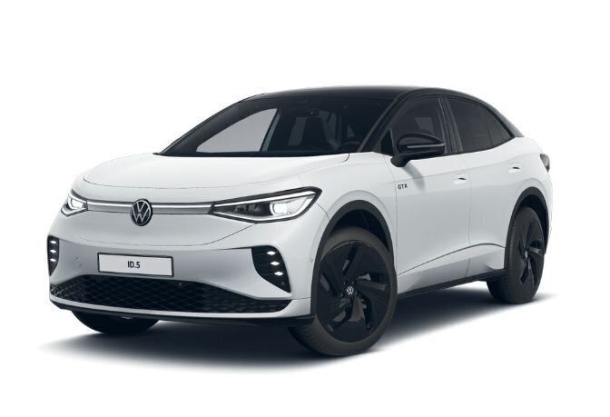 Svart (grenadilla black metallic) Begagnad 2023 VW ID.5 GTX SUV | 681 700 kr - Bild 1/4