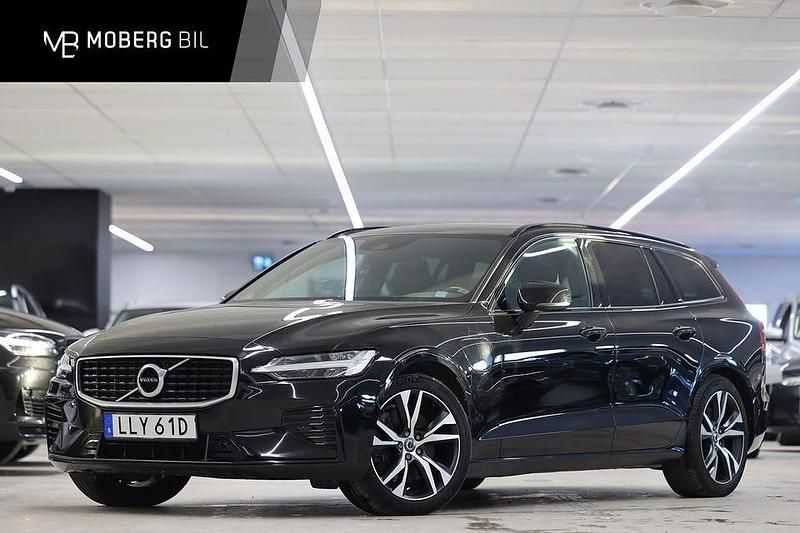 Begagnad Volvo V60 R-Design 392 HK (288 kW) 2019 Svart Kombi