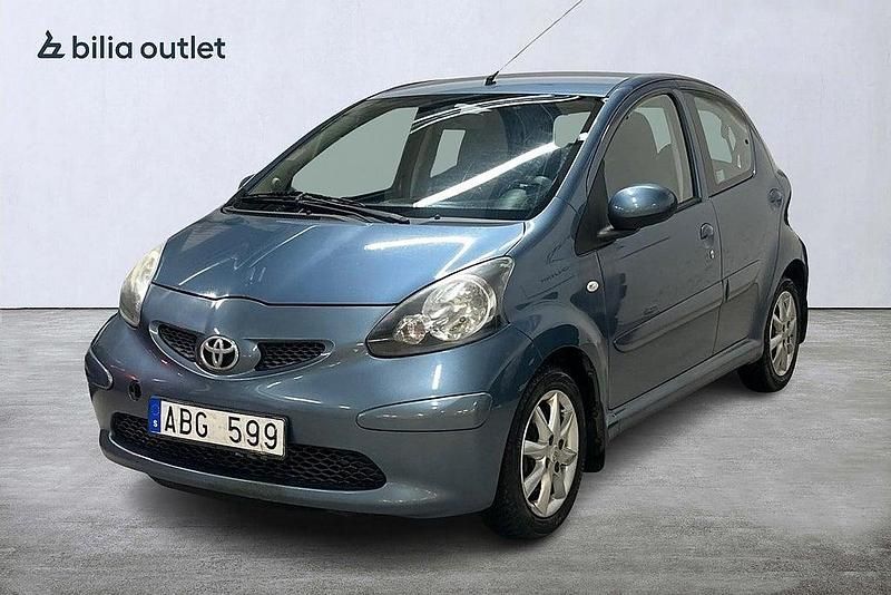Blå Begagnad 2008 Toyota Aygo Halvkombi | 21 900 kr (Marknadspris) - Bild 1/4