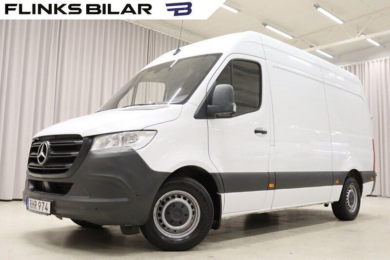 Vit Begagnad 2021 Mercedes Sprinter Van | 339 900 kr (Marknadspris) - Bild 1/4