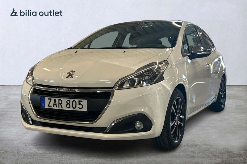 Vit Begagnad 2017 Peugeot 208 Style Halvkombi | 99 900 kr (Marknadspris) - Bild 1/3