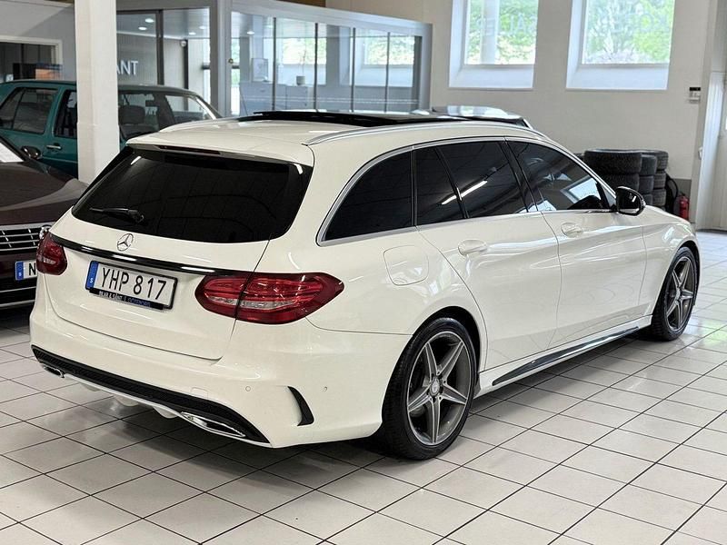 Begagnad Mercedes C250 204 HK (150 kW) 2016 Vit Kombi