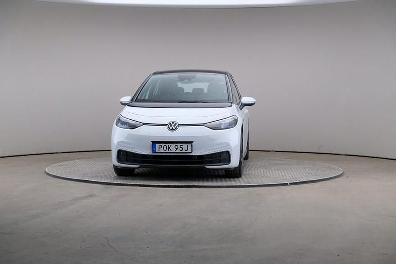 Begagnad VW ID.3 Pro Performance 150 kW (204 HK) 2021 Vit Halvkombi