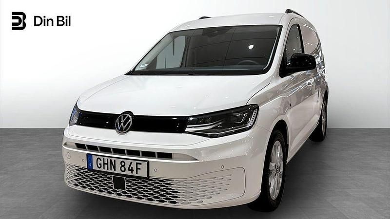 Vit (candyvit) Ny 2025 VW Caddy Minibuss | 423 625 kr (Marknadspris) - Bild 1/4