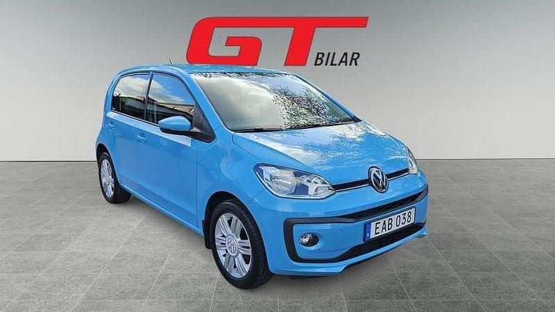Blå Begagnad 2016 VW up! high up! Halvkombi | 64 900 kr (Marknadspris) - Bild 1/4