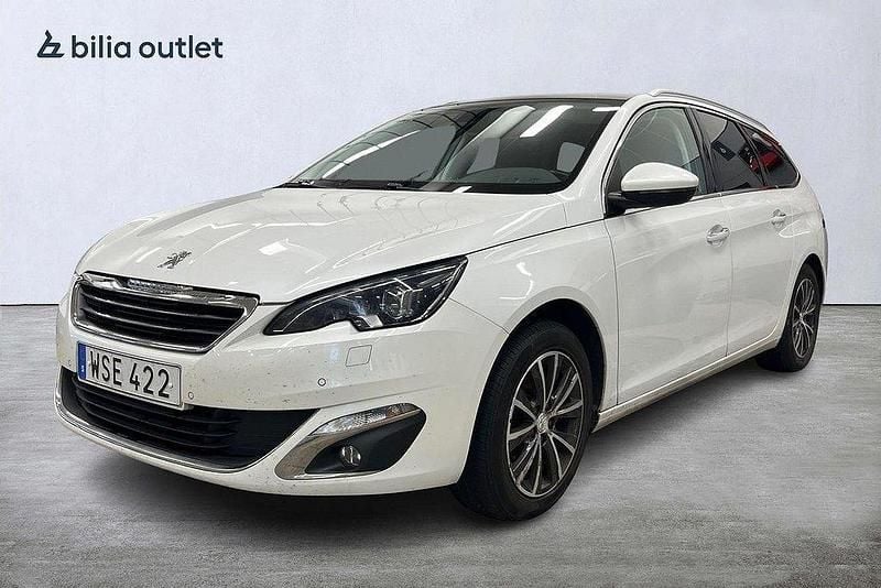 Vit Begagnad 2014 Peugeot 308 SW Kombi | 45 000 kr (Superpris) - Bild 1/4