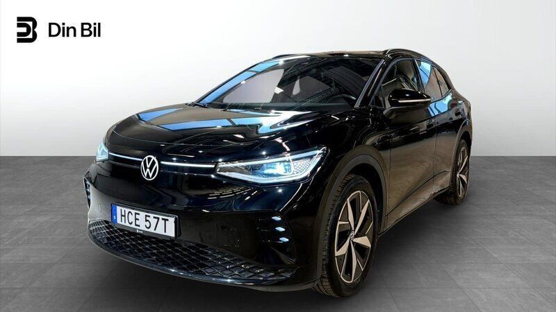 Svart Begagnad 2022 VW ID.4 GTX SUV | 414 900 kr (Marknadspris) - Bild 1/4
