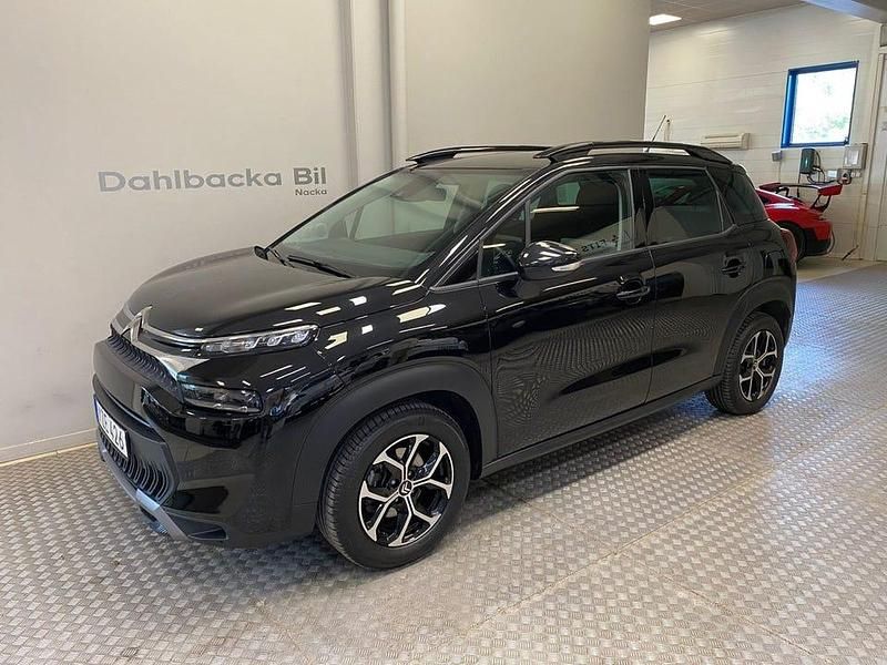 Svart Begagnad 2024 Citroën C3 Aircross PureTech SUV | 193 000 kr (Marknadspris) - Bild 1/4