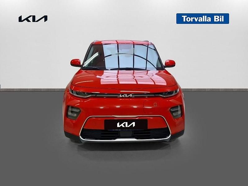 Begagnad Kia Soul EV Advance 150 kW (204 HK) 2022 Inferno red pearl SUV
