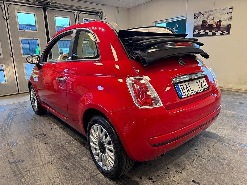 Begagnad Fiat 500C Pop 69 HK (50 kW) 2012 Röd Cab