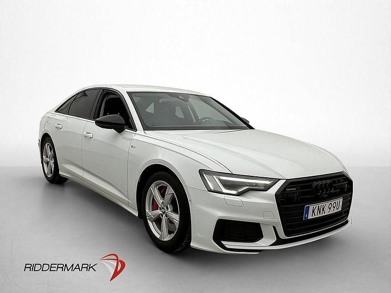 Begagnad Audi A6 S-Line 367 HK (269 kW) 2020 Vit Sedan