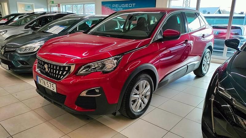 Begagnad Peugeot 3008 131 HK (96 kW) 2018 Röd SUV