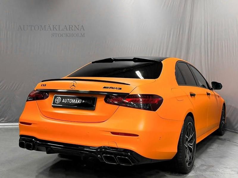 Begagnad Mercedes E220 AMG 194 HK (142 kW) 2021 Svart Sedan