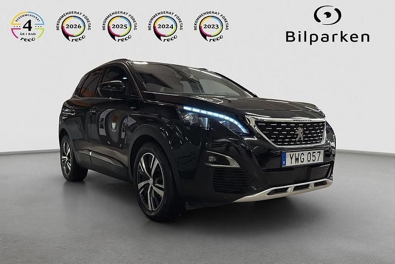 Svart Begagnad 2017 Peugeot 3008 GT-line SUV | 179 990 kr (Lite dyr) - Bild 1/4