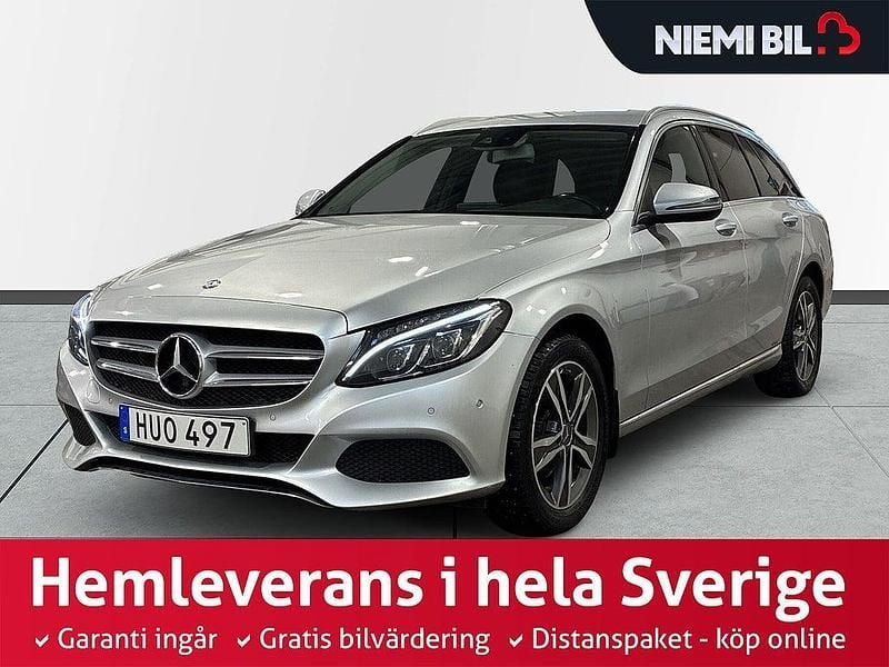 Silver Begagnad 2016 Mercedes C220 Avantgarde Kombi | 214 900 kr (Marknadspris) - Bild 1/3