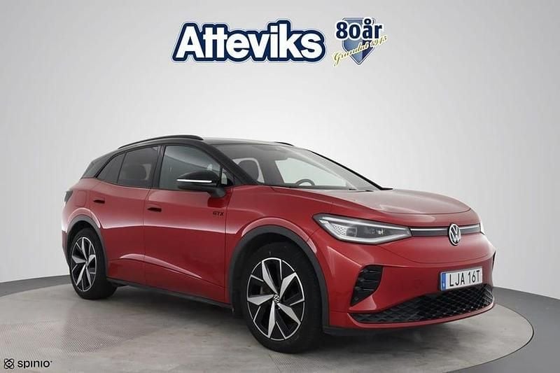 Begagnad VW ID.4 GTX 250 kW (340 HK) 2023 Röd SUV