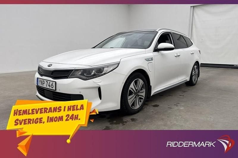 Vit Begagnad 2018 Kia Optima Advance Kombi | 179 800 kr - Bild 1/3