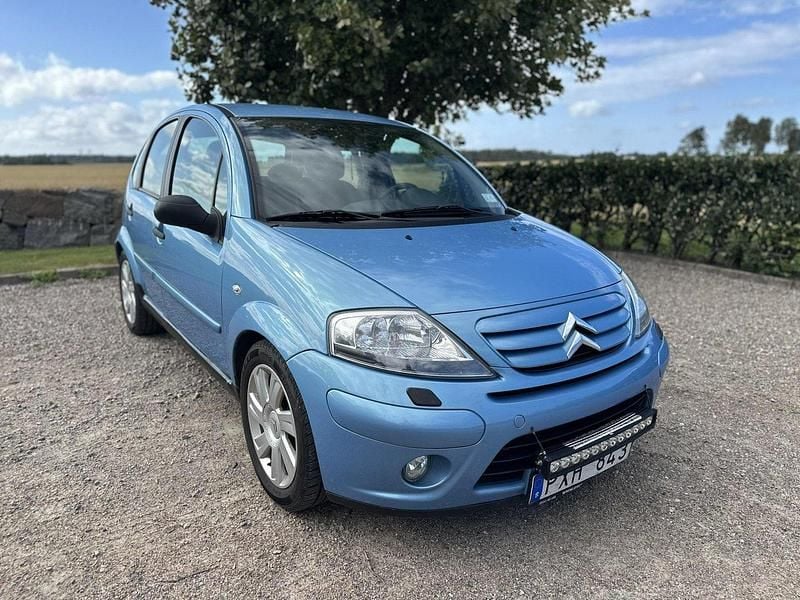 Blå Begagnad 2007 Citroën C3 Halvkombi | 21 900 kr (Marknadspris) - Bild 1/4