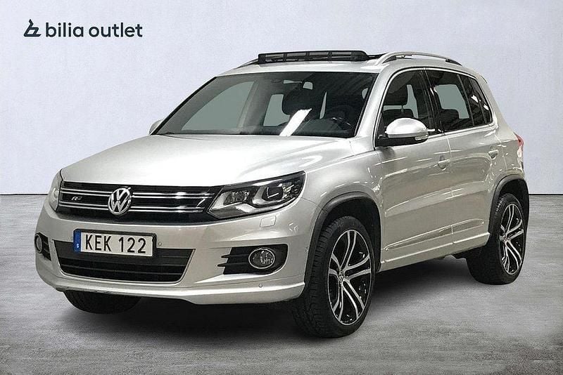 Silver Begagnad 2015 VW Tiguan R-line SUV | 149 900 kr (Bra pris) - Bild 1/3