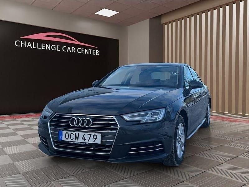 Grå Begagnad 2016 Audi A4 Proline Sedan | 159 900 kr (Marknadspris) - Bild 1/4