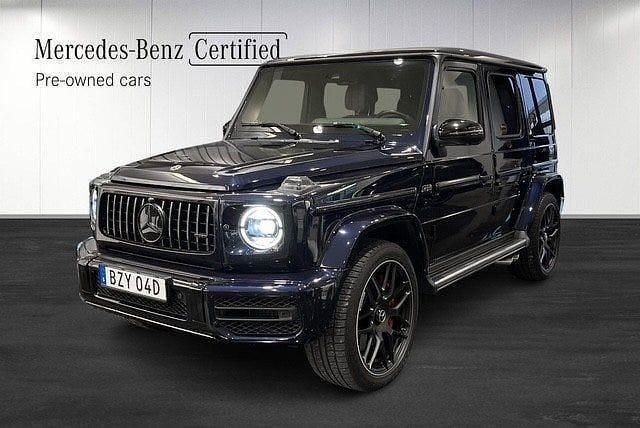 Blå Begagnad 2022 Mercedes G63 AMG SUV | 1 745 000 kr - Bild 1/4