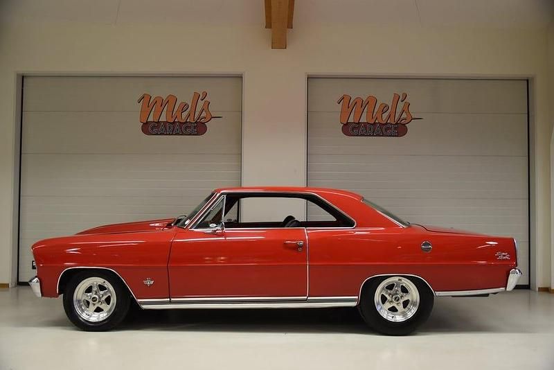Röd Begagnad 1966 Chevrolet Nova SS Sportkupé | 395 000 kr - Bild 1/4