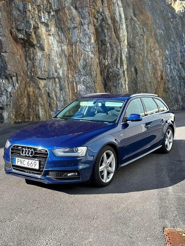 Blå Begagnad 2015 Audi A4 Sport Kombi | 105 000 kr (Bra pris) - Bild 1/4