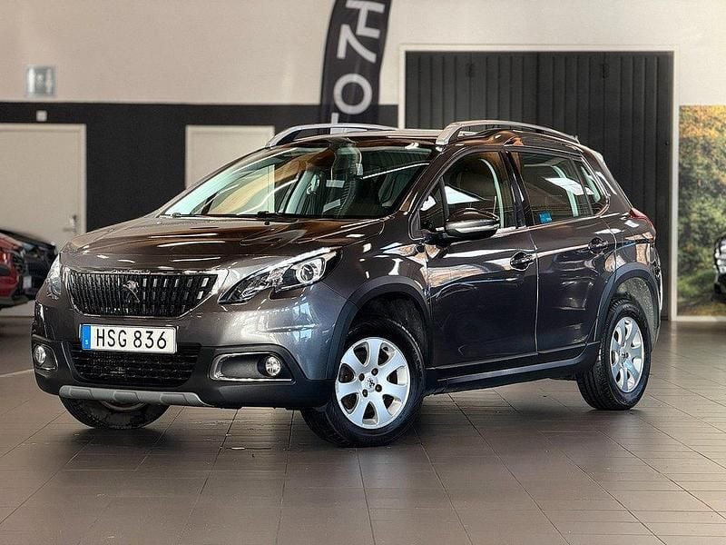 Mörkgrå (grå) Begagnad 2017 Peugeot 2008 Allure SUV | 104 900 kr (Bra pris) - Bild 1/4