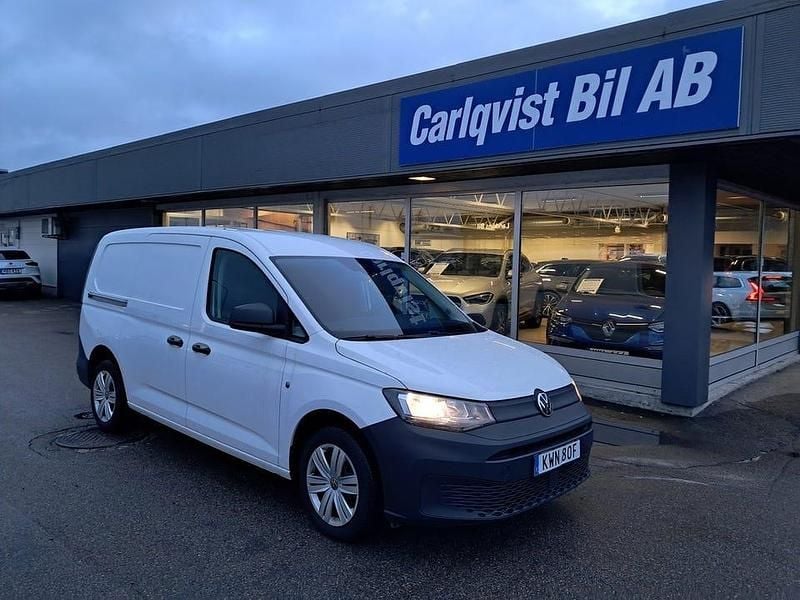 Vit Begagnad 2023 VW Caddy Maxi Minibuss | 339 000 kr (Dyr) - Bild 1/4