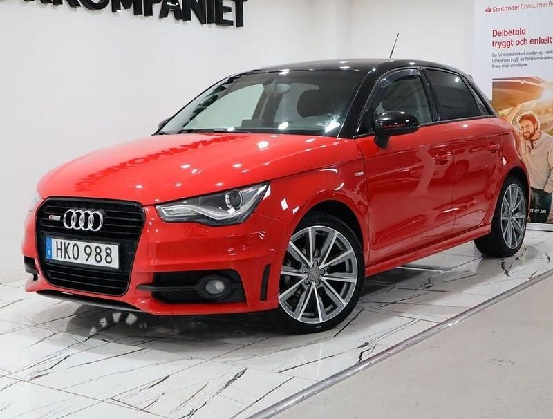 Röd Begagnad 2014 Audi A1 Sportback S-Line Halvkombi | 99 900 kr (Marknadspris) - Bild 1/4