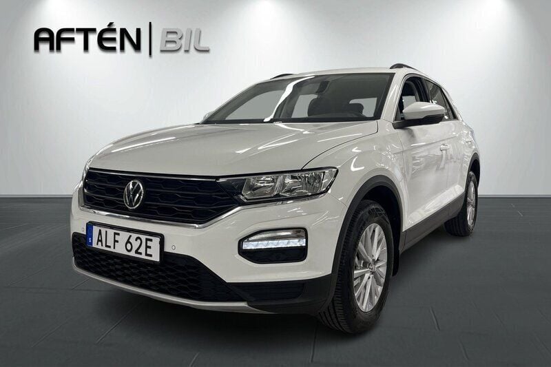 Vit Begagnad 2021 VW T-Roc SUV | 189 800 kr (Bra pris) - Bild 1/3