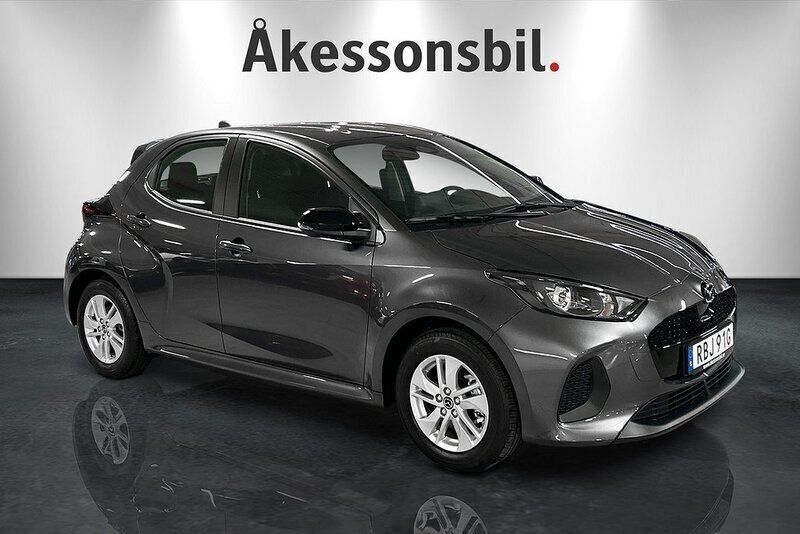 Lead grey Ny 2024 Mazda 2 Center-Line Kombi | 259 000 kr (Marknadspris) - Bild 1/4