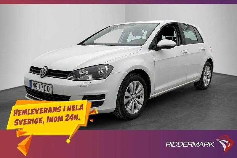 Vit Begagnad 2016 VW Golf VII Halvkombi | 124 800 kr (Marknadspris) - Bild 1/3