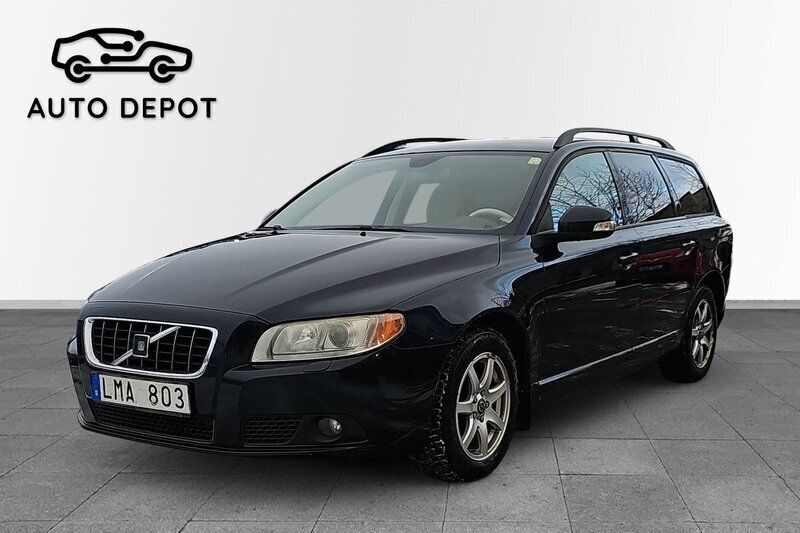 Mörkblå Begagnad 2008 Volvo V70 Momentum Kombi | 59 000 kr (Marknadspris) - Bild 1/4