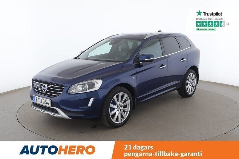 Blå Begagnad 2015 Volvo XC60 Momentum SUV | 210 000 kr (Marknadspris) - Bild 1/4