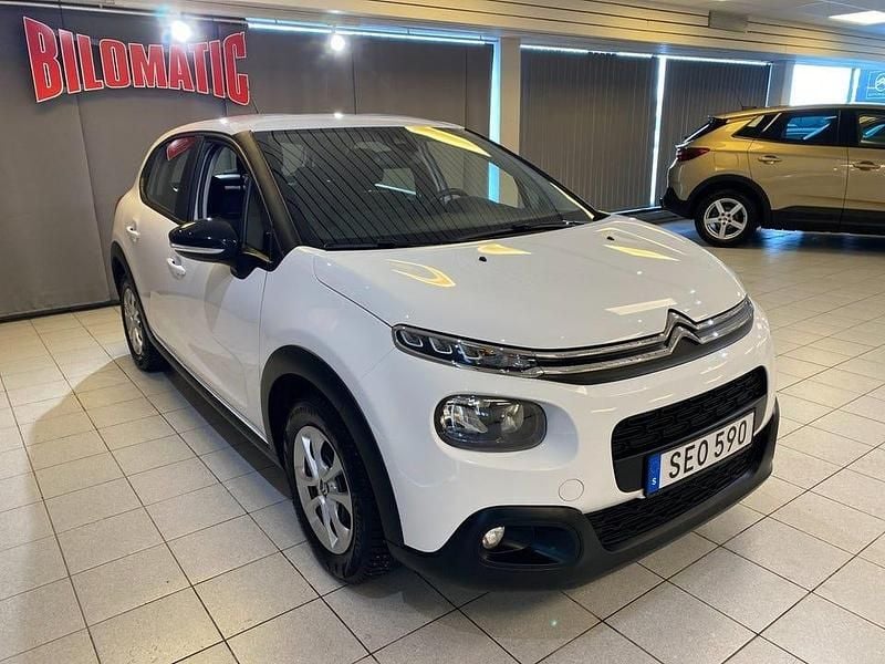 Begagnad Citroën C3 Feel 83 HK (61 kW) 2020 Vit Halvkombi