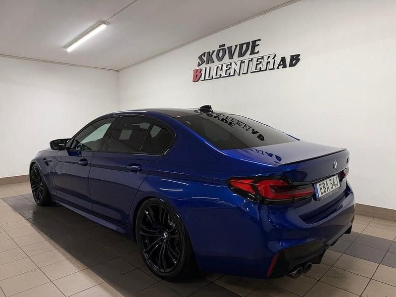Begagnad BMW M5 Competition Edition 626 HK (460 kW) 2019 Blå Sedan