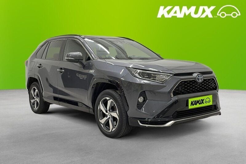 Silver/grå Begagnad 2021 Toyota RAV4 Hybrid Edition SUV | 349 500 kr - Bild 1/4