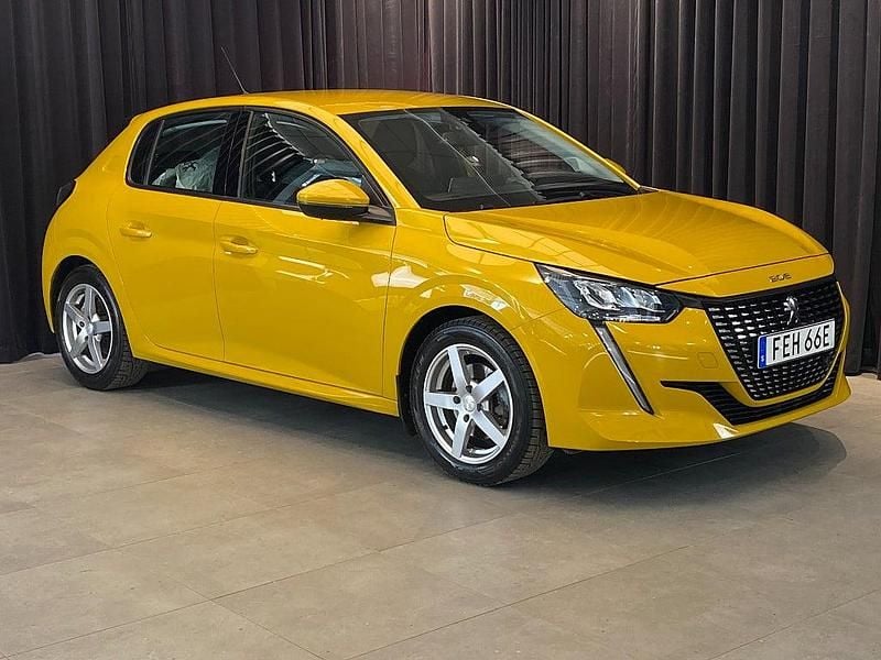 Begagnad Peugeot 208 Allure 101 HK (74 kW) 2020 Gul Halvkombi