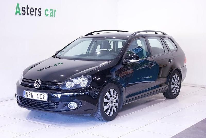 Svart Begagnad 2010 VW Golf VI Kombi | 45 000 kr (Marknadspris) - Bild 1/4