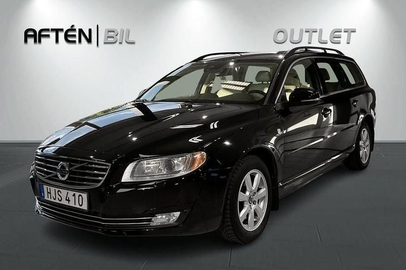 Svart Begagnad 2014 Volvo V70 Momentum Kombi | 154 800 kr (Marknadspris) - Bild 1/3