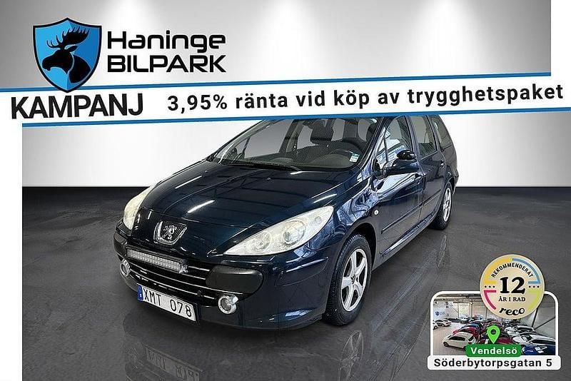 Blå Begagnad 2007 Peugeot 307 Kombi | 19 995 kr (Marknadspris) - Bild 1/2